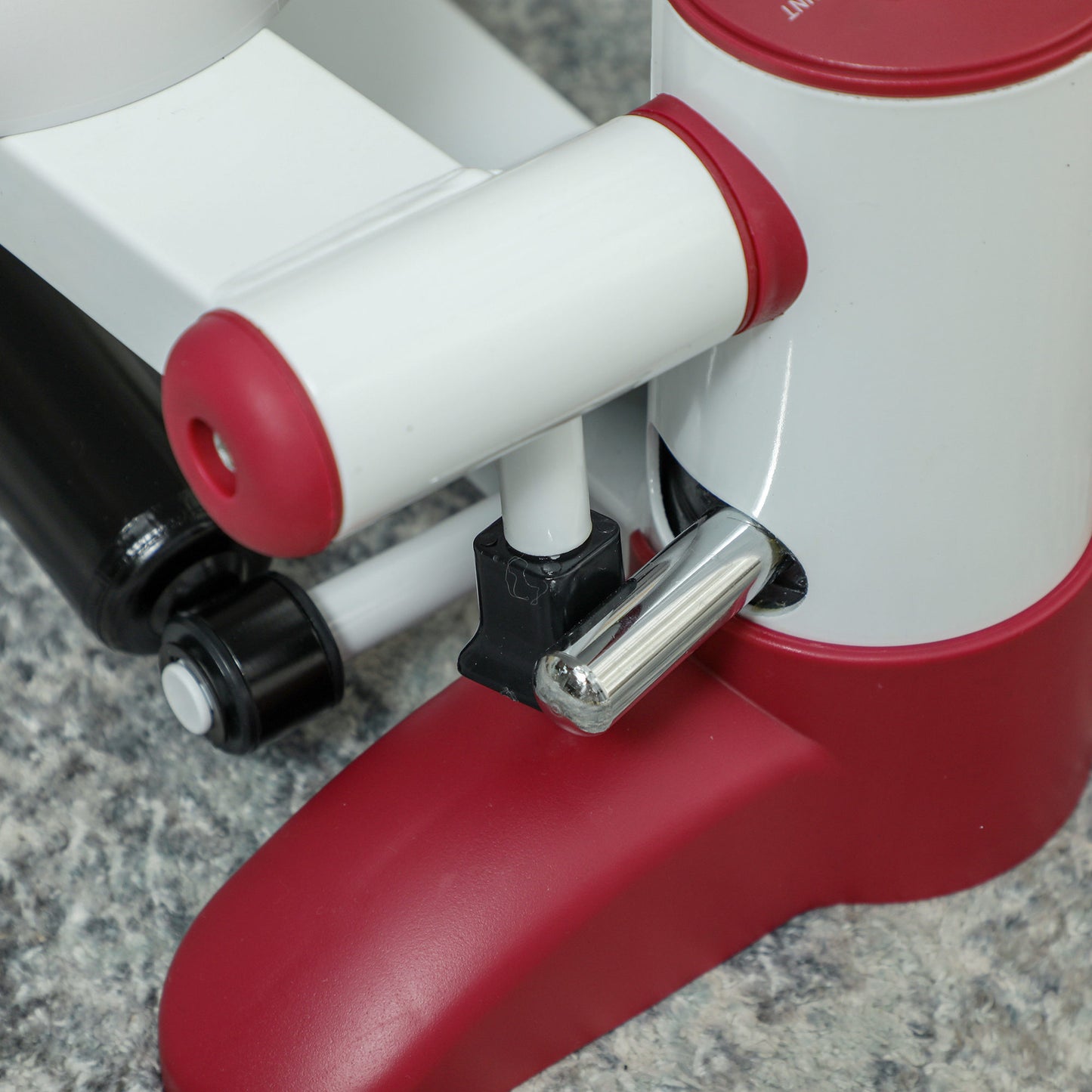 Mini Stepper Machine with LCD Monitor, Non-Slip Pedals, Grey