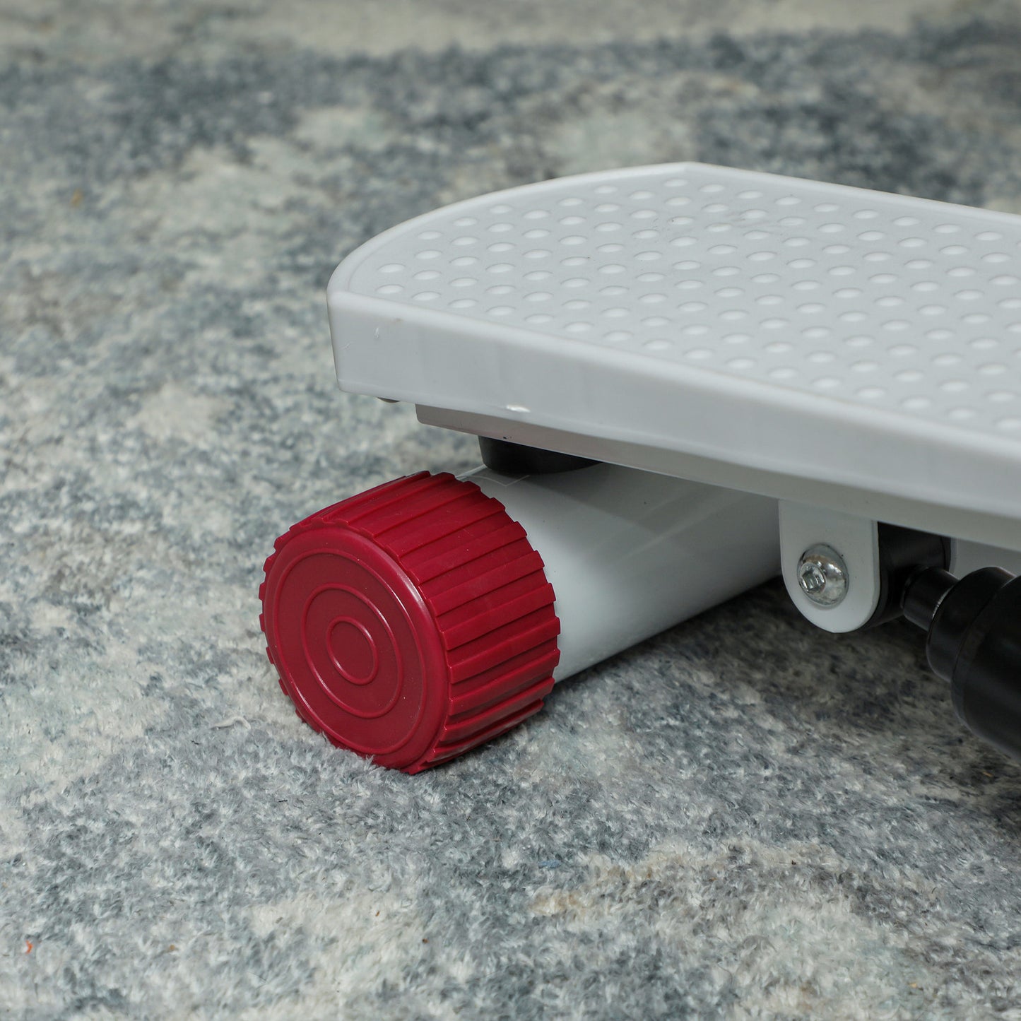 Mini Stepper Machine with LCD Monitor, Non-Slip Pedals, Grey