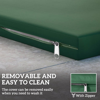 3PCs Rattan Garden Seat Cushions Pads for Patio Furniture Green