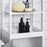 Kleankin Slimline Bathroom Storage Cabinet, Free Standing Tallboy Unit for Bathroom, Living Room, Kitchen,Multi-Purpose Storage Unit