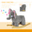 Kids Plush Ride On?Elephant-Grey