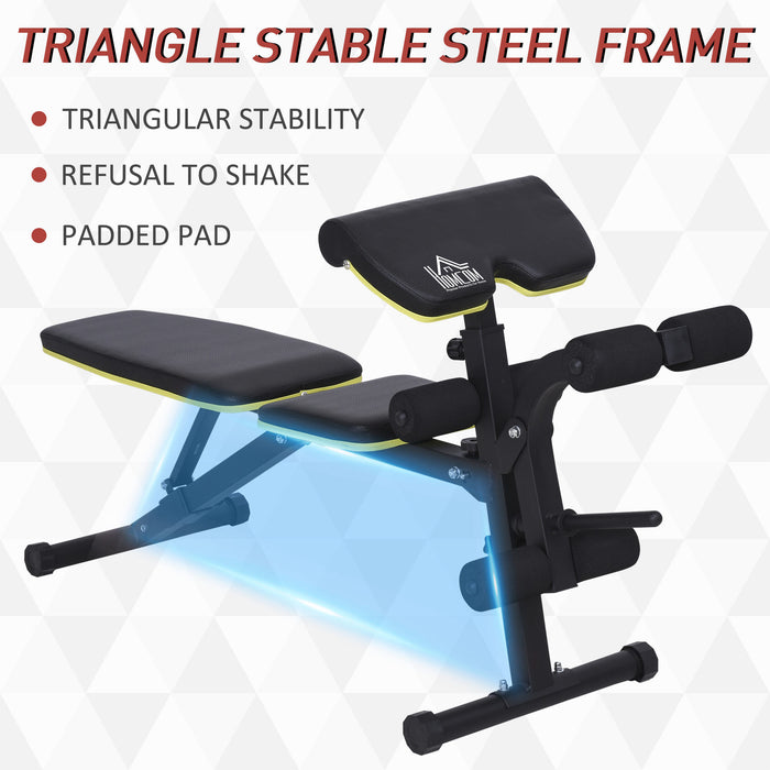 Multi-Functional Dumbbell Weight Bench Adjustable Sit-Up Stand For Home Gym With Adjustable Seat and Back Angle