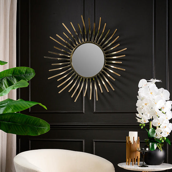 Zia Brass Wall Mirror