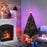 Prelit Christmas Tree Artificial Tree, Metal Base, Pre-Lit, 1.2m