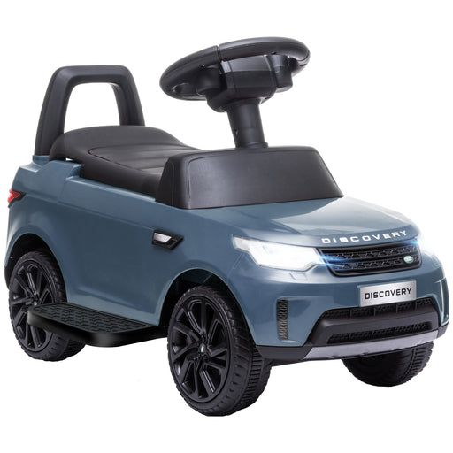 Land Rover Licensed Kids Electric Ride On Car Sliding Car Light Blue