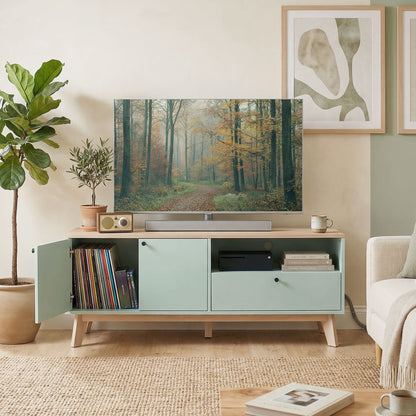 Entertainment Center with Adjustable Shelf for TVs up to 36 Inch