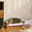 Cat Cardboard Scratcher, Lounge Sofa Bed with Catnip, 58 x 29.5 x 29cm