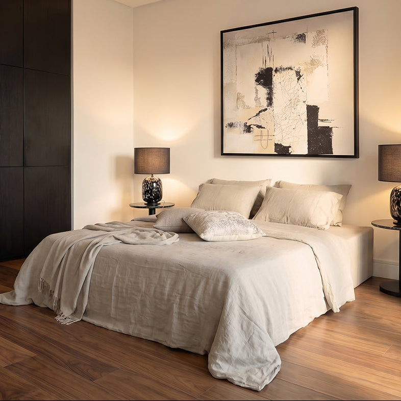 Zzofa Sofa Bed - Double - Light Taupe