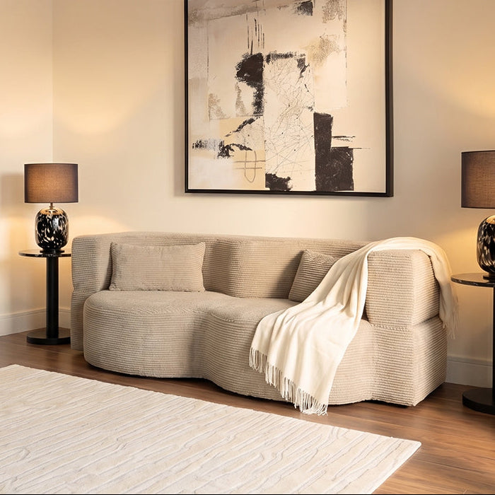 Zzofa Sofa Bed - Double - Light Taupe