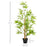 Artificial Tree, Set of 2 Artificial Bamboo Trees Decorative Plant with Nursery Pot for Indoor Outdoor Décor, 120cm