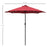 24 LED Solar Powered Parasol Umbrella-Wine Red