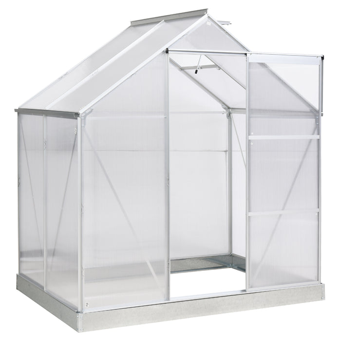 6 x 6FT Clear Greenhouse