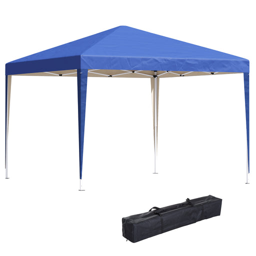 3 x 3M Garden Pop Up Gazebo Marquee Party Tent Wedding Canopy (Blue) + Carrying Bag