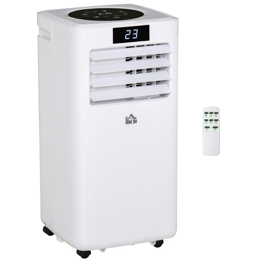 10000 BTU Air Conditioner Portable AC Unit for Cooling Dehumidifying Ventilating with Remote Controller, LED Display, Timer, for Bedroom, White