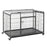 Metal Dog Cage Kennel Locking Door & Wheels Removable Tray Openable Top For Extra Large Pets 125 x 76 x 81 cm