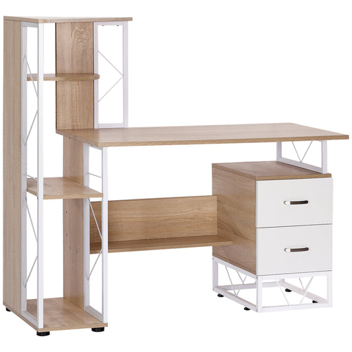 Desk with Shelves