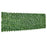 Artificial Leaf Hedge Screen for Garden Outdoor Indoor Decor, 3M x 1M Dark Green