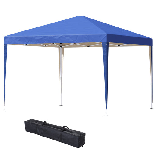 3 x 3M Garden Pop Up Gazebo Marquee Party Tent Wedding Canopy (Blue) + Carrying Bag