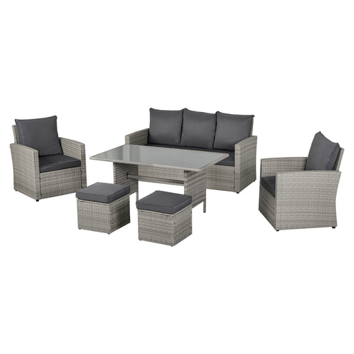 Resin Rattan Dining Set