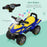 Toddlers Sound Effect PP Quad Bike Walker Yellow/Blue