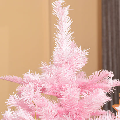 6ft Pink Artificial Christmas Tree with 892 Tips