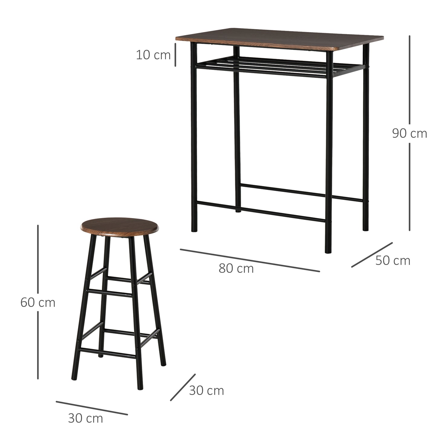 Bar table set