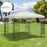 3 x 3(m) Gazebo Canopy Roof Top Replacement Cover Spare Part Cream White (TOP ONLY)