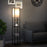 Modern Shelf Floor Lamp Soft Light 4-tier Open Shelves Living Room Storage Display