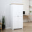 172cm Wooden Storage Cabinet Cupboard With 2 Doors 4 Shelves White Pantry Closet