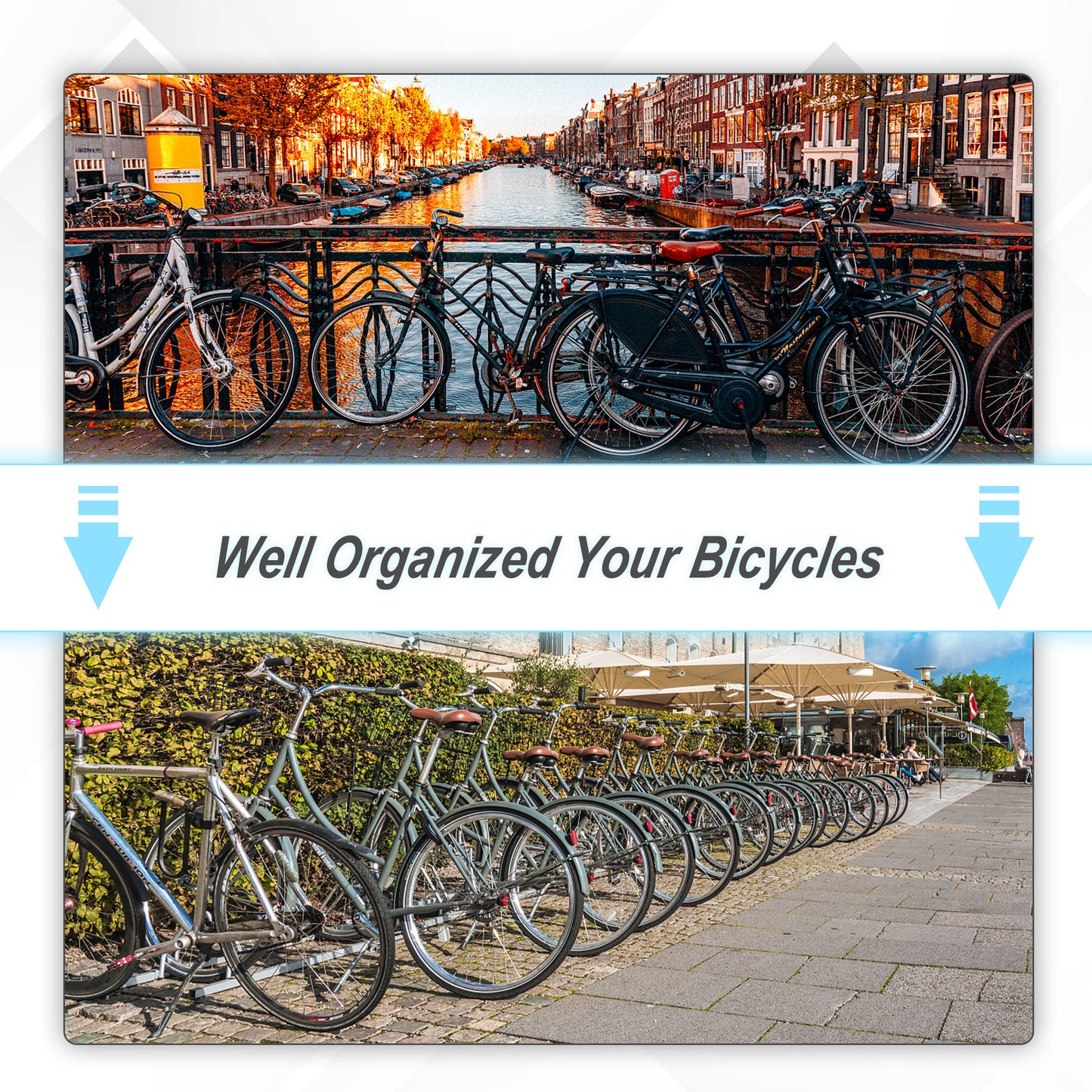 Stationary bike stand