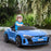 Audi Licensed Kids Electric Ride On Car with Parental Remote Control, 12V Battery Powered Toy with Suspension System, Lights, Music, Blue