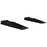 HOMCOM Pair of 2 Low Entrance Plastic Curb Ramps Anti-Slip Surface 3 Ton Capacity Garage Workshop Cars SUVs Small Vans