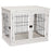 Dog Crate, Furniture Style Puppy Cage End Table, Pet Kennel House with 3 Doors for Small Dog, White 81 x 58.5 x 66 cm