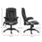 HOMCOM Executive Office Chair with Massage and Heat, High Back PU Leather Massage Office Chair With Tilt and Reclining Function, Black