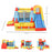 Kids Bounce Castle House Inflatable Trampoline Slide Water Pool 3 in 1 with Blower for Kids Age 3-10 Rocket Design 3.3 x 2.65 x 1.85m