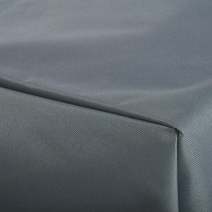 Rectangular Patio Furniture Cover for Chairs Water UV Resistant Protection 600D Oxford Fabric Rattan Lounge Clean Cover, 200 x 86 x 82cm