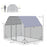 Chicken Run with Roof, Walk In Chicken Coop for 4-6 Chickens, Hen House, Duck Pen, Outdoor 280 x 190 x 195cm