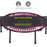 45" Round Mini Trampoline Rebounder Indoor Outdoor Jumper with Adjustable Handle - Pink