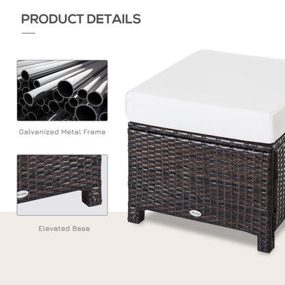 Rattan Ottoman