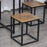 5 PCS Industrial Table & Stool Set