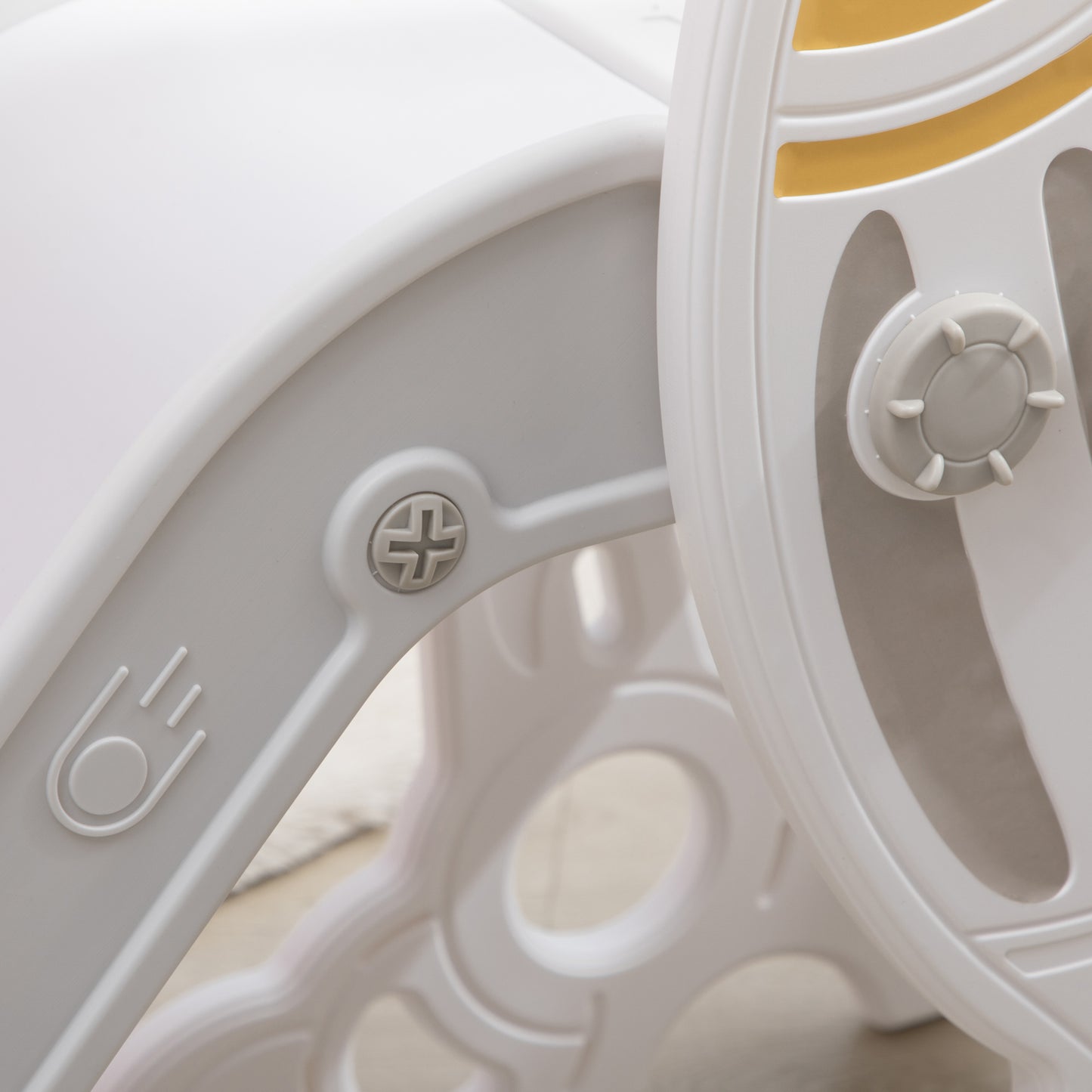 Kids Space Theme Rocket Slide - Grey