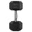 15KG Single Rubber Hex Dumbbell Portable Hand Weights Dumbbell Home Gym Workout Fitness Hand Dumbbell