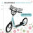 Kids Steel Frame Adjustable Kick Scooter Blue