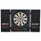 Electronic Dartboard In Case LED Scoreboard w/ 12 Darts 30 Heads Side Storage Cabinet Classic Game Family Fun Game Black White