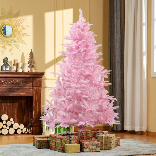 6ft Pink Artificial Christmas Tree with 892 Tips