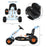 Kids Adjustable Seat PP Pedal Go-Kart Blue/Orange