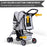 Dog Pram Pet Stroller Dog Pushchair Foldable Travel Carriage with Wheels Zipper Entry Cup Holder Storage Basket Grey