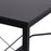 Corner Gaming Desk L-Shape Computer PC Workstation Home Office Three Worktop Writing Table 76x150cm Black