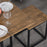 5 PCS Industrial Table & Stool Set