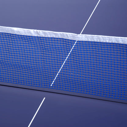 Folding Mini Table Tennis/Ping Pong Table Set-Black/Blue